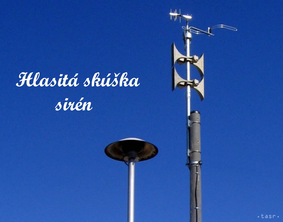 Skúška sirén - 12.06.2026 o 12.00 hod.