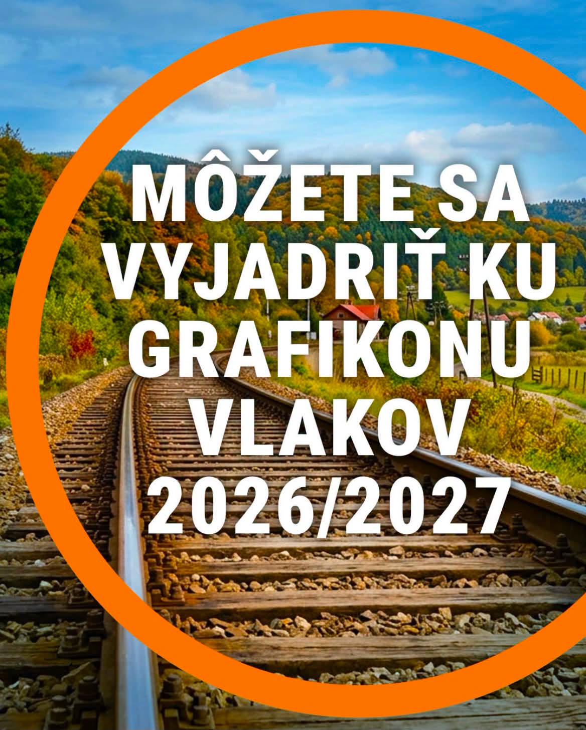 Rámcový návrh cestovného poriadku železničnej dopravy pre obdobie platnosti 2026/2027