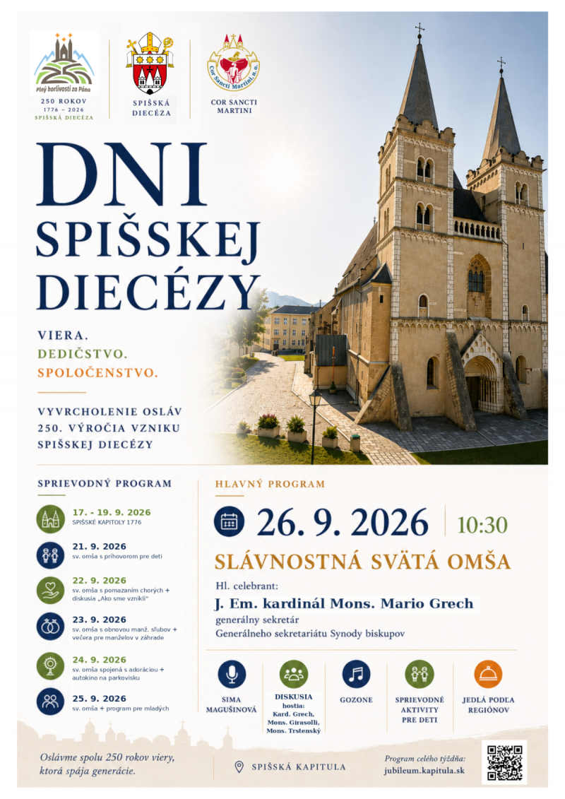 Dni Spišskej diecézy, vyvrcholenie osláv 250. výročia