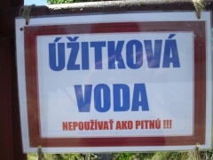 úžitková voda pri cintoríne