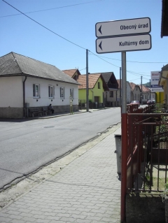 Fotografia: informačné značenie v obci