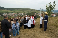 Fotografia: Požehnanie nového kríža na Hombargu 14.9.2012