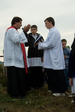 Fotografia: Požehnanie nového kríža na Hombargu 14.9.2012