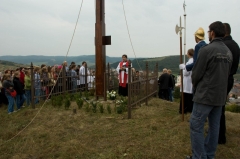 Fotografia: Požehnanie nového kríža na Hombargu 14.9.2012