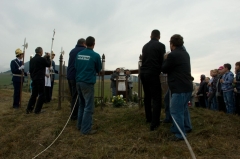 Fotografia: Požehnanie nového kríža na Hombargu 14.9.2012