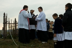 Fotografia: Požehnanie nového kríža na Hombargu 14.9.2012