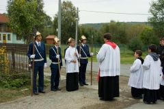 Fotografia: Požehnanie nového kríža na Hombargu 14.9.2012