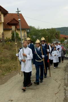 Fotografia: Požehnanie nového kríža na Hombargu 14.9.2012