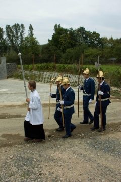 Fotografia: Požehnanie nového kríža na Hombargu 14.9.2012