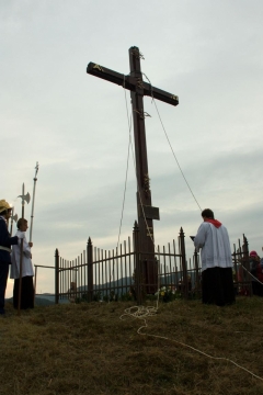 Fotografia: Požehnanie nového kríža na Hombargu 14.9.2012