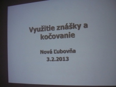 Fotografia: Výročná členská schôdza Regionálneho spolku včelárov Slovenska Nová Ľubovňa 3.2.2013