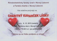 Charitný kahanček lásky 8.12.2013 – fotografia 1