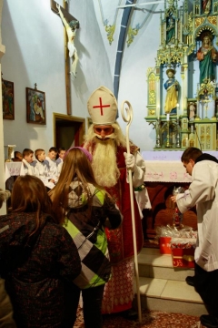 Fotografia: Sv. Mikuláš, biskup z Myry v Novej Ľubovni 6.12.2013