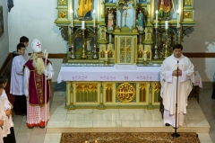 Fotografia: Sv. Mikuláš, biskup z Myry v Novej Ľubovni 6.12.2013