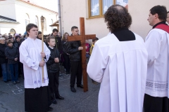 Fotografia: Krížová cesta  obcou - 18.4.2014