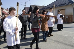 Fotografia: Krížová cesta  obcou - 18.4.2014
