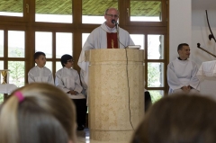 Fotografia: Požehnanie sochy Pána Ježiša - Dom nádeje 15.6.2014