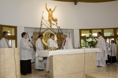 Fotografia: Požehnanie sochy Pána Ježiša - Dom nádeje 15.6.2014