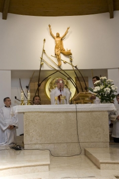 Fotografia: Požehnanie sochy Pána Ježiša - Dom nádeje 15.6.2014