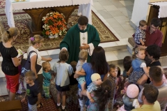 Fotografia: Rozlúčka s pánom farárom - Mgr. Slavomírom Gallikom, 6.7.2014