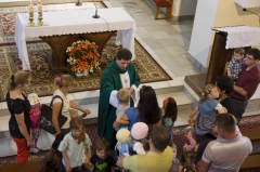 Fotografia: Rozlúčka s pánom farárom - Mgr. Slavomírom Gallikom, 6.7.2014