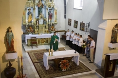 Fotografia: Privítanie nového kňaza, PaedDr. Marcela Baču, 8.7.2014