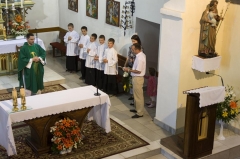 Fotografia: Privítanie nového kňaza, PaedDr. Marcela Baču, 8.7.2014