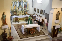 Fotografia: Privítanie nového kňaza, PaedDr. Marcela Baču, 8.7.2014