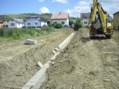 Fotografia: Dláždenie odvodňovacieho rigola