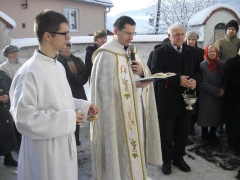 Fotografia: Požehnanie nového misijného kríža 1.2.2015