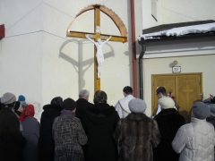 Fotografia: Požehnanie nového misijného kríža 1.2.2015