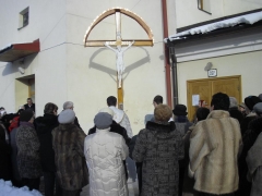 Fotografia: Požehnanie nového misijného kríža 1.2.2015