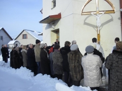 Fotografia: Požehnanie nového misijného kríža 1.2.2015