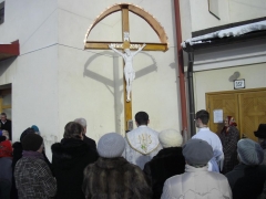 Fotografia: Požehnanie nového misijného kríža 1.2.2015