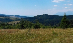 Fotografia: Vysielač Kotník, pohľad na N. Ružbachy - Štefan Konkoľ