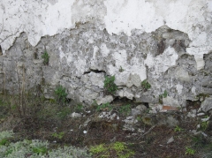Fotografia: Krížová cesta a kostolná ohrada - stav pred zbúraním (apríl 2015)