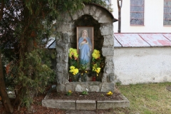 Fotografia: Krížová cesta a kostolná ohrada - stav pred zbúraním (apríl 2015)