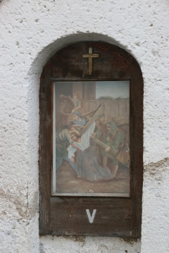 Fotografia: Krížová cesta a kostolná ohrada - stav pred zbúraním (apríl 2015)
