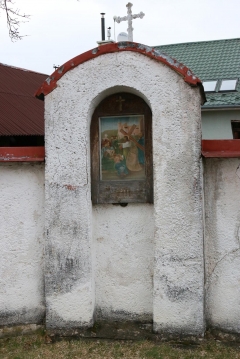 Fotografia: Krížová cesta a kostolná ohrada - stav pred zbúraním (apríl 2015)