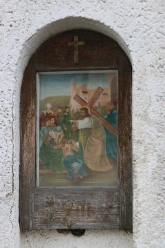 Fotografia: Krížová cesta a kostolná ohrada - stav pred zbúraním (apríl 2015)
