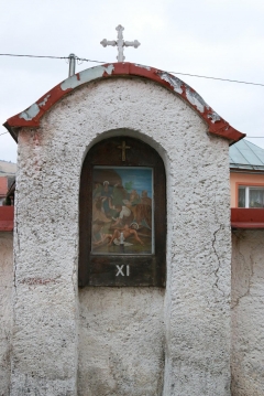 Fotografia: Krížová cesta a kostolná ohrada - stav pred zbúraním (apríl 2015)