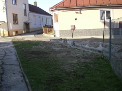 Fotografia: Zbúranie kostolnej ohrady (apríl 2015)