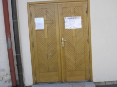 Fotografia: Zbúranie kostolnej ohrady (apríl 2015)