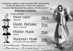 Kňazské svätenie a primičná svätá omša Martina Pečarku – fotografia 1