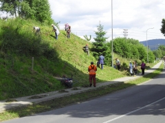 Fotografia: Brigáda v obci 18.6.2015