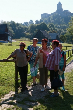 Fotografia: Klub dôchodcov na hrade a skanzene v Starej Ľubovni 6.8.2015