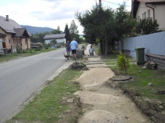 Fotografia: Chodník na IBV Kolačkov