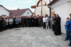 Fotografia: Symbolické odovzdanie opravy múrového oplotenia pri kostole - 18.10.2015