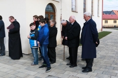 Fotografia: Symbolické odovzdanie opravy múrového oplotenia pri kostole - 18.10.2015