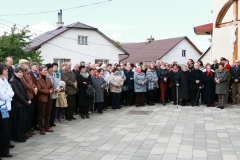 Fotografia: Symbolické odovzdanie opravy múrového oplotenia pri kostole - 18.10.2015
